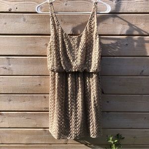 ✨sale✨ Alice & Olivia Champagne Mini Dress